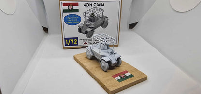 40M Csaba 1:72 - Ungarischer Panzerspähwagen, Resin-Bausatz aus dem 3D-Drucker
