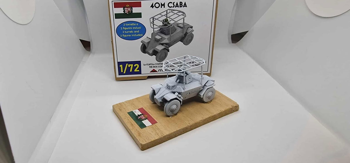40M Csaba 1:72 - Ungarischer Panzerspähwagen, Resin-Bausatz aus dem 3D-Drucker