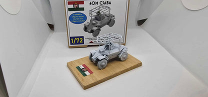 40M Csaba 1:72 - Ungarischer Panzerspähwagen, Resin-Bausatz aus dem 3D-Drucker