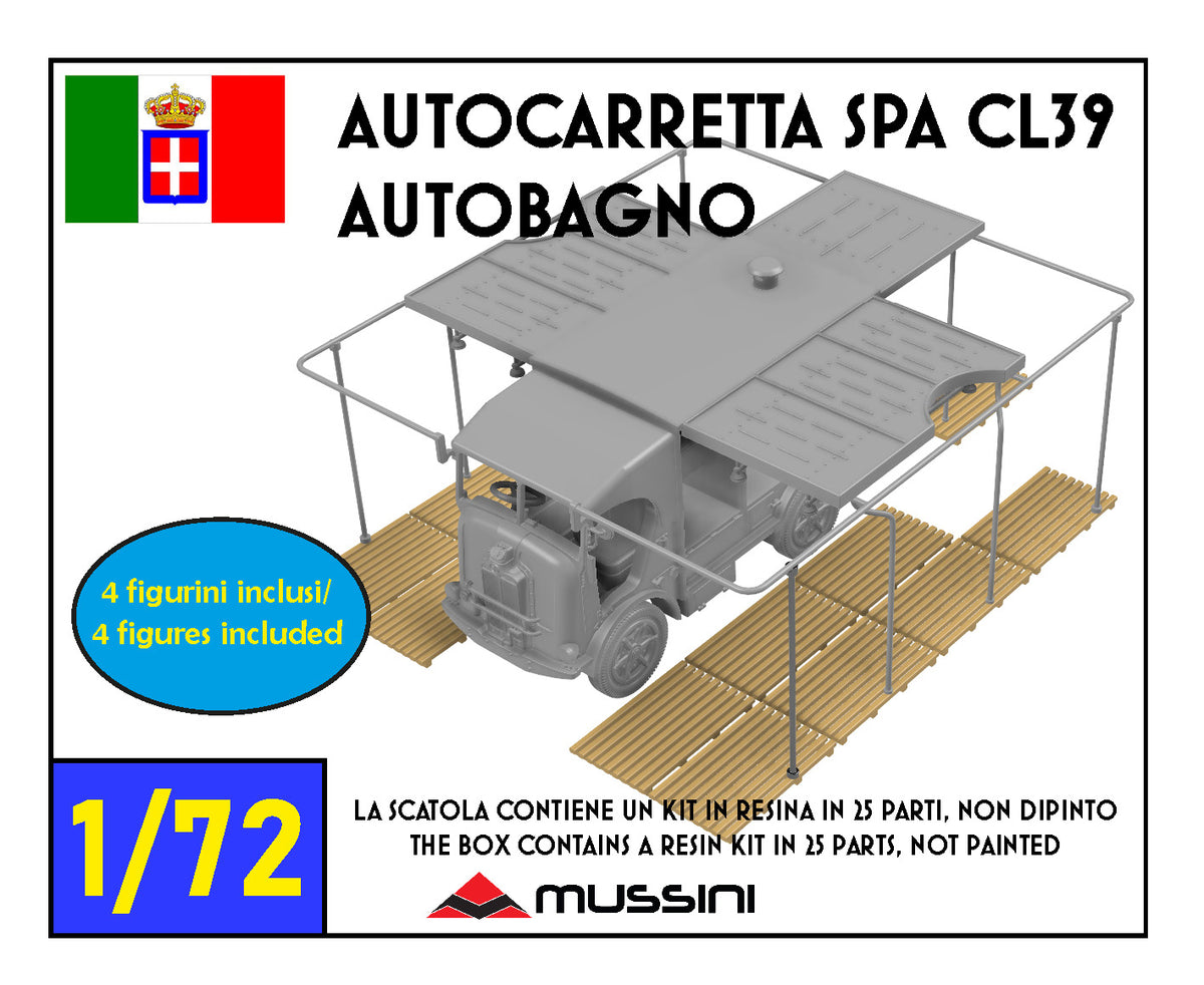 Autocarretta Fiat SPA CL39 Autobagno
