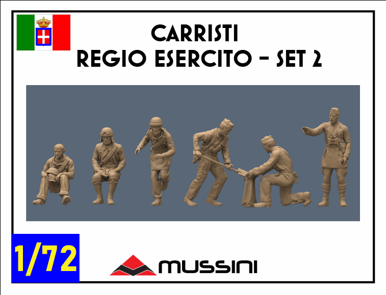 Carristi Regio esercito - Set 2 - scala 1/72