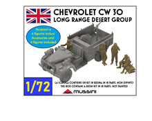 Carica l'immagine nel visualizzatore di Gallery, Chevrolet CW 30 Long Range Desert Group - Scala 1/72 - 1 item
