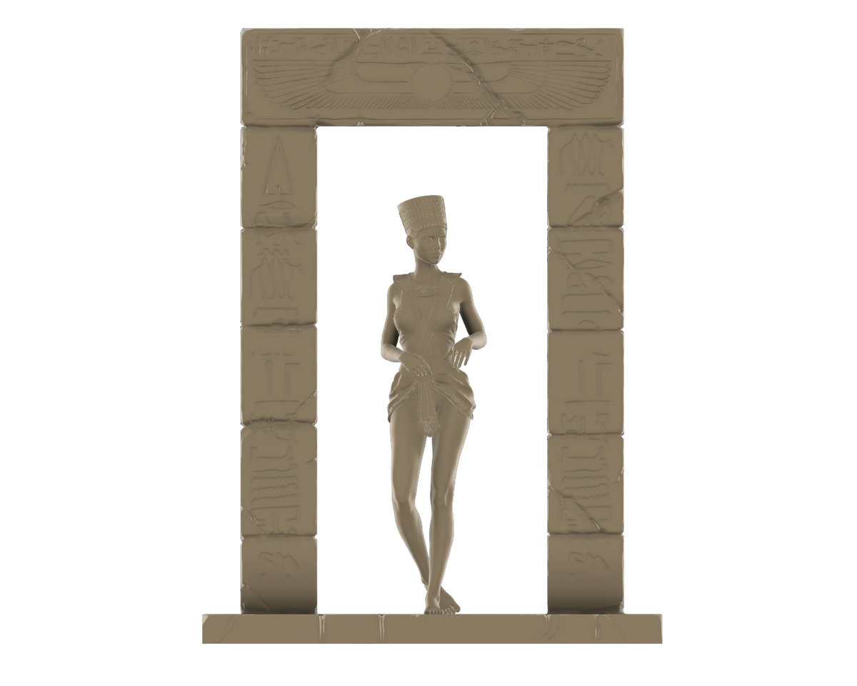 Ägyptische Prinzessin - Sammlerfigur aus Resin zum Zusammenbauen und Bemalen