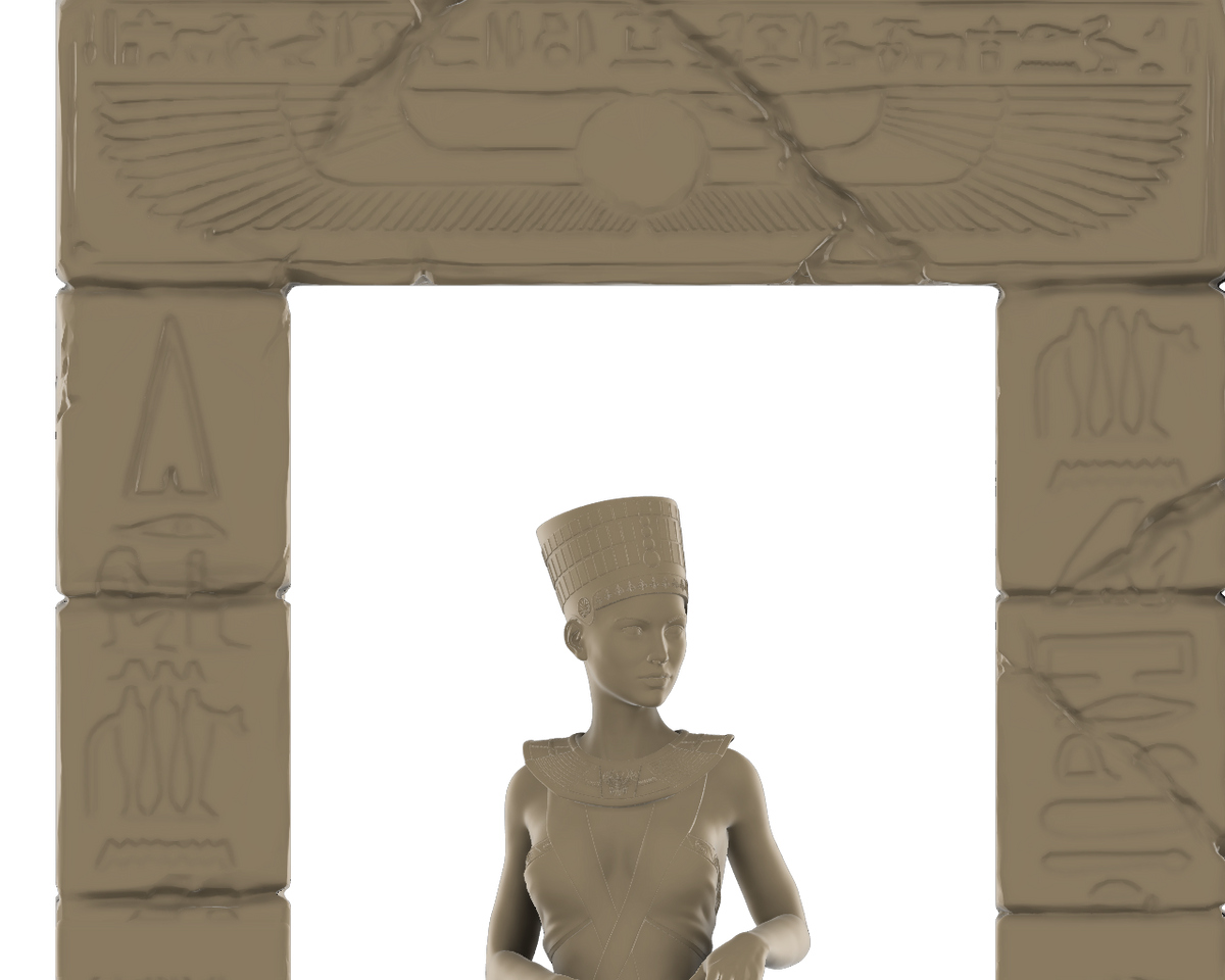 Ägyptische Prinzessin - Sammlerfigur aus Resin zum Zusammenbauen und Bemalen