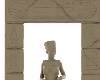 Ägyptische Prinzessin - Sammlerfigur aus Resin zum Zusammenbauen und Bemalen