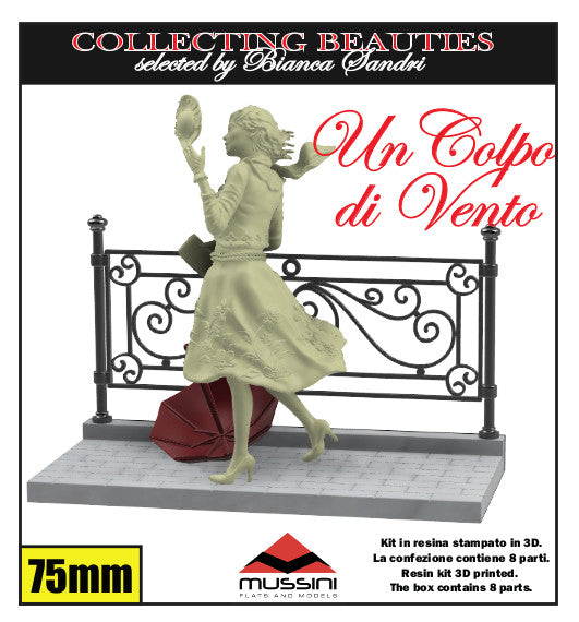 Ein Windstoß - 75-mm-Figur aus Resin zum Zusammenbauen und Bemalen