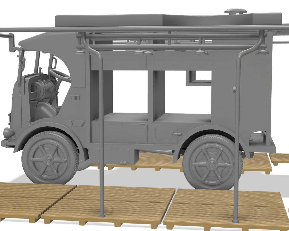 Autocarretta Fiat SPA CL39 Autobagno