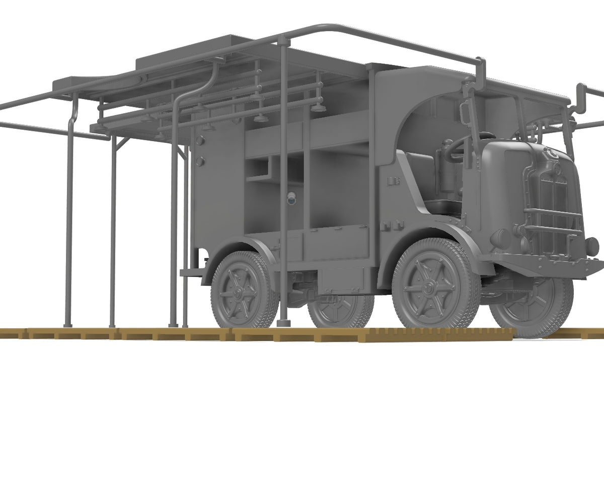 Autocarretta Fiat SPA CL39 Autobagno