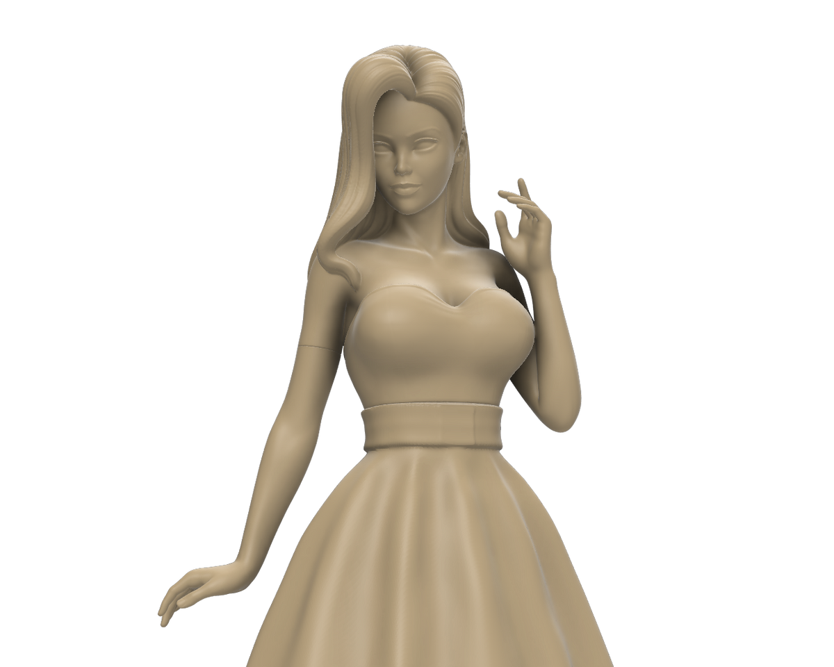 Jessica and the Rabbit - 75-mm-Resin-Figur zum Zusammenbauen und Bemalen