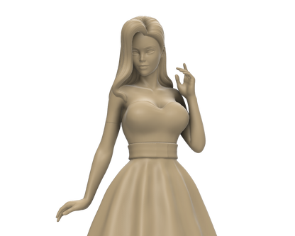 Jessica and the Rabbit - 75-mm-Resin-Figur zum Zusammenbauen und Bemalen