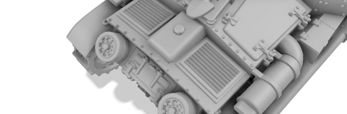 Fiat-Ansaldo M14/41 1:72 - Resin-Bausatz eines italienischen Panzers aus dem 3D-Drucker