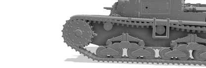 Fiat-Ansaldo M14/41 1:72 - Resin-Bausatz eines italienischen Panzers aus dem 3D-Drucker