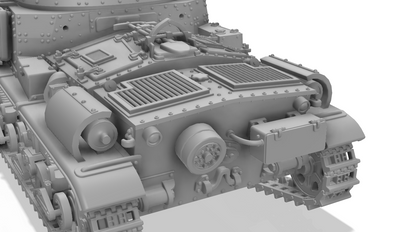 Fiat-Ansaldo M15/42 1:72 - Resin-Bausatz eines italienischen Panzers aus dem 3D-Drucker