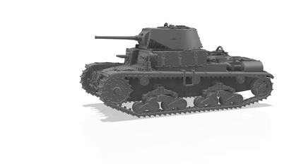 Fiat-Ansaldo M15/42 1:72 - Resin-Bausatz eines italienischen Panzers aus dem 3D-Drucker