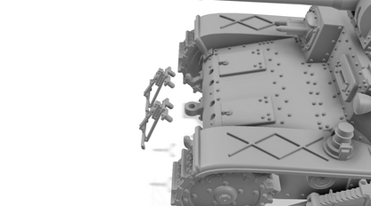 Fiat-Ansaldo M15/42 1:72 - Resin-Bausatz eines italienischen Panzers aus dem 3D-Drucker
