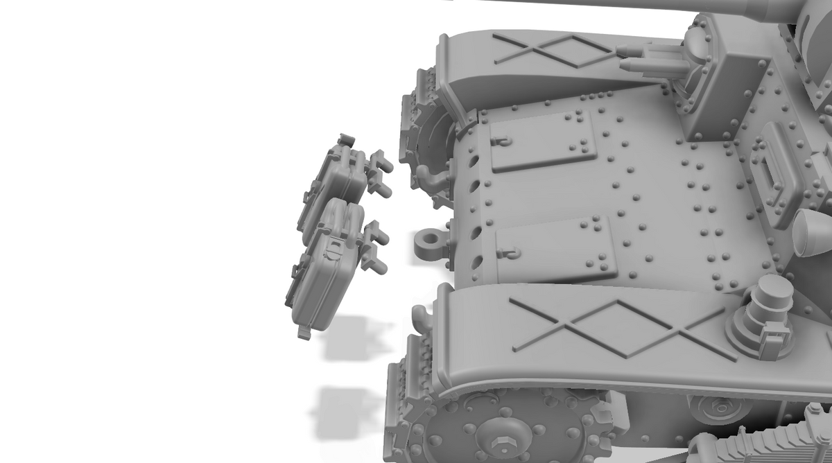 Fiat-Ansaldo M15/42 1:72 - Resin-Bausatz eines italienischen Panzers aus dem 3D-Drucker