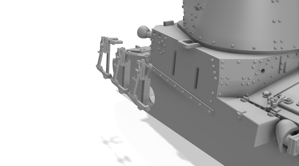 Fiat-Ansaldo M15/42 1:72 - Resin-Bausatz eines italienischen Panzers aus dem 3D-Drucker