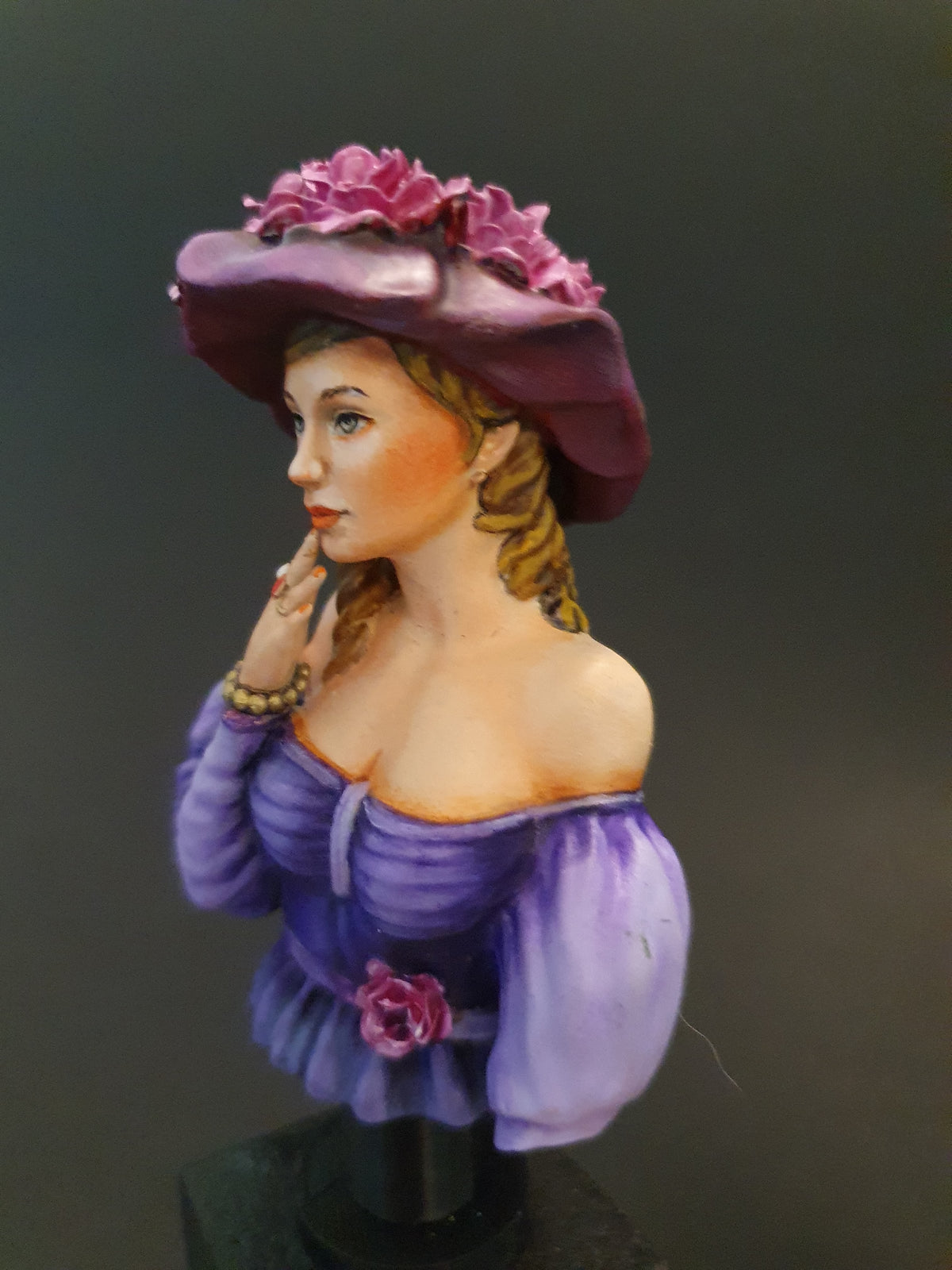 Mademoiselle Rose - Resin-Büste im Maßstab 1:10 zum Zusammenbauen und Bemalen