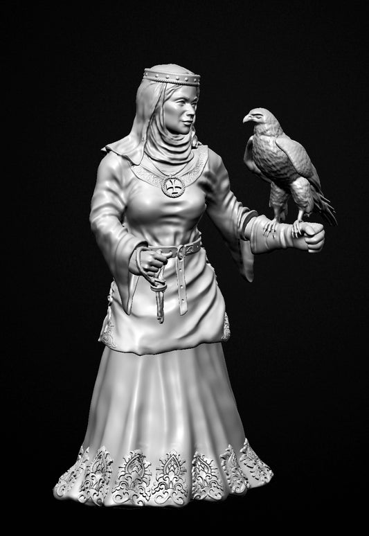Mathilde von Canossa - 75-mm-Resinfigur zum Zusammenbauen und Bemalen