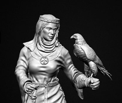 Mathilde von Canossa - 75-mm-Resinfigur zum Zusammenbauen und Bemalen
