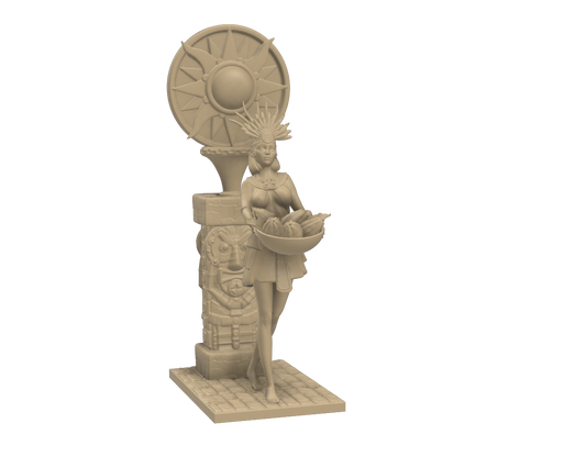 Die Opfergabe an die Götter - 75-mm-Resinfigur zum Zusammenbauen und Bemalen