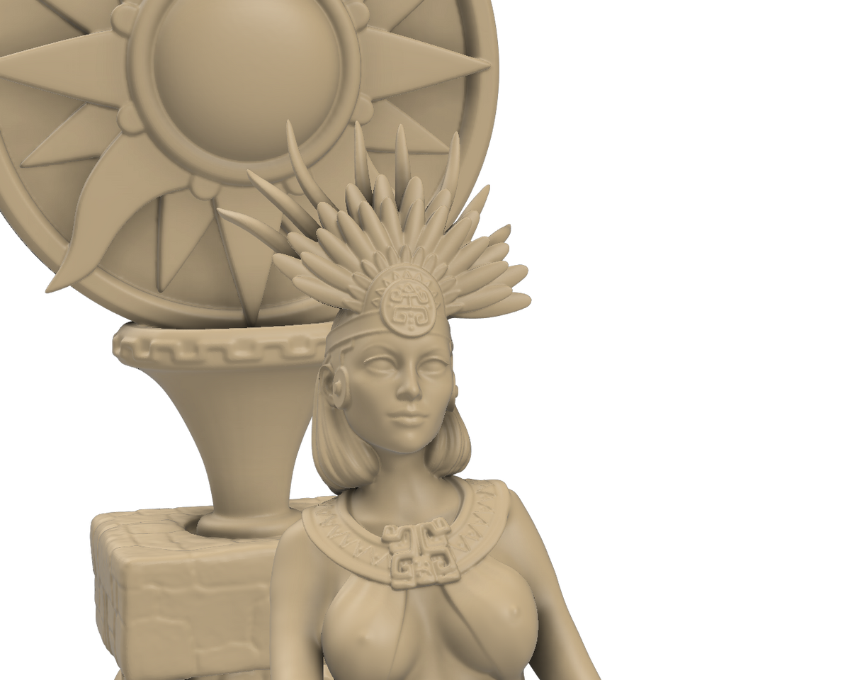 Die Opfergabe an die Götter - 75-mm-Resinfigur zum Zusammenbauen und Bemalen