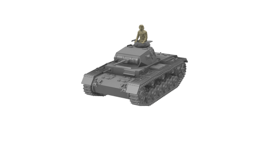 Panzerkampfwagen III Ausf. F 1:72 - Resin-Bausatz aus dem 3D-Drucker