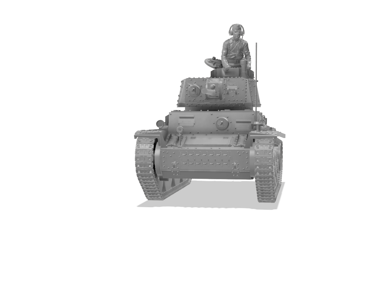 Panzerkampfwagen 38(t) 1:72 - Resin-Bausatz aus dem 3D-Drucker