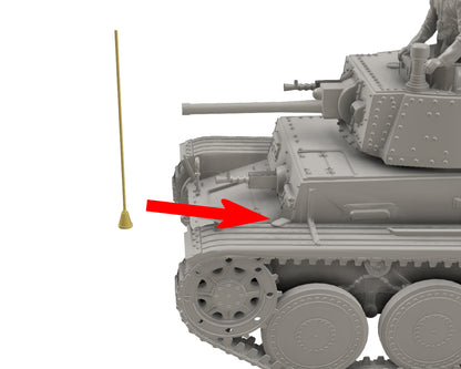 Panzerkampfwagen 38(t) 1:72 - Resin-Bausatz aus dem 3D-Drucker