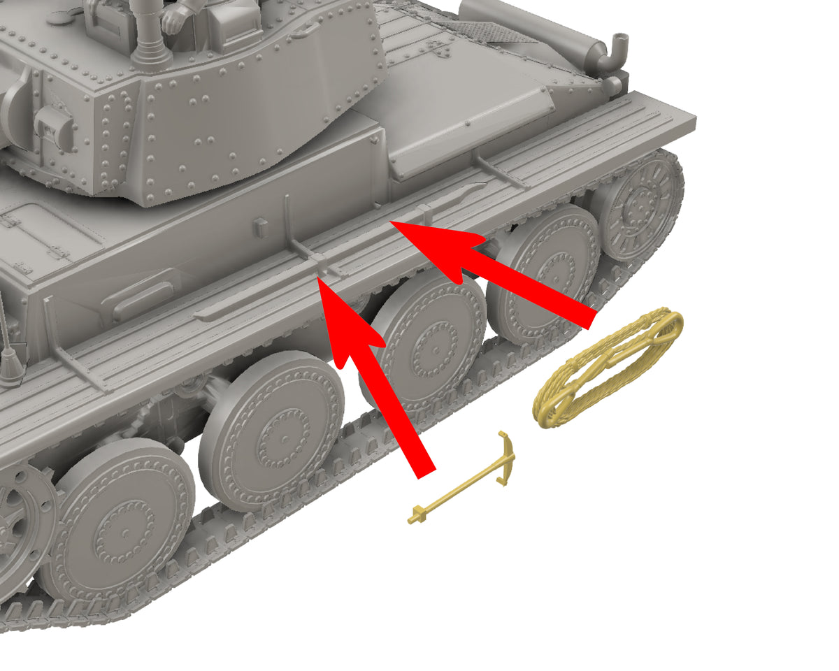 Panzerkampfwagen 38(t) 1:72 - Resin-Bausatz aus dem 3D-Drucker