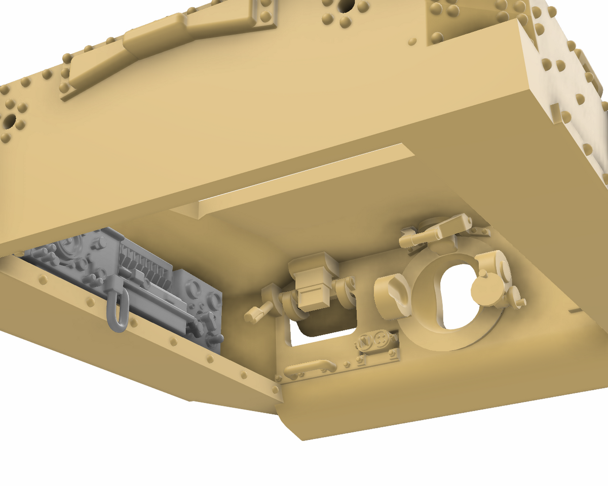 Semovente M40 da 75/18 1/72 - Maquette italienne résine 3D