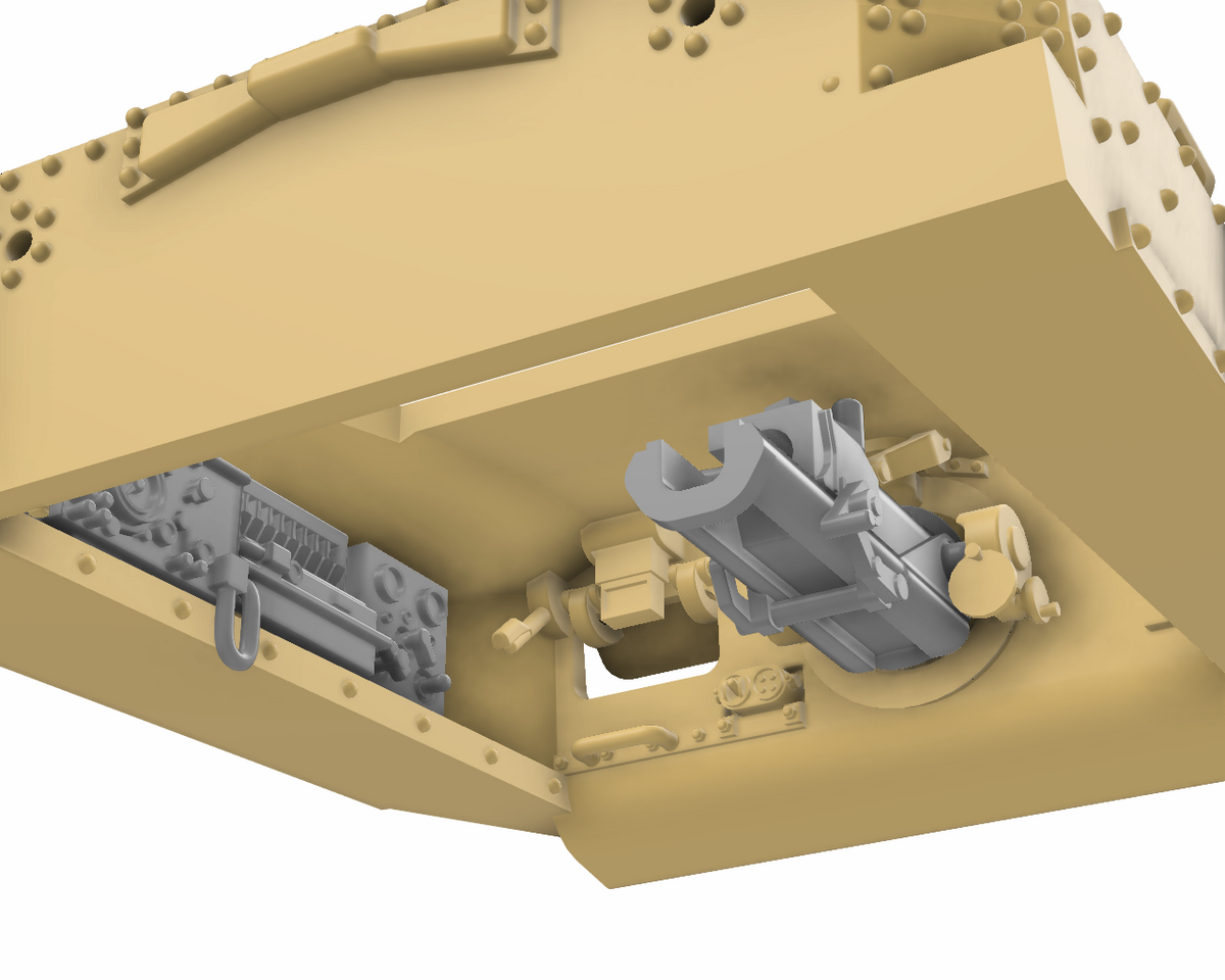 Semovente M40 da 75/18 1/72 - Maquette italienne résine 3D