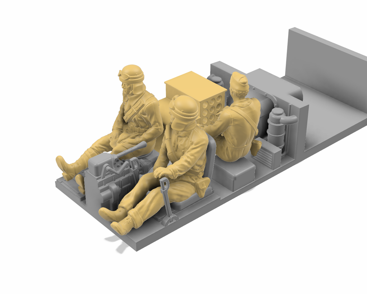 Semovente M40 da 75/18 1/72 - Maquette italienne résine 3D