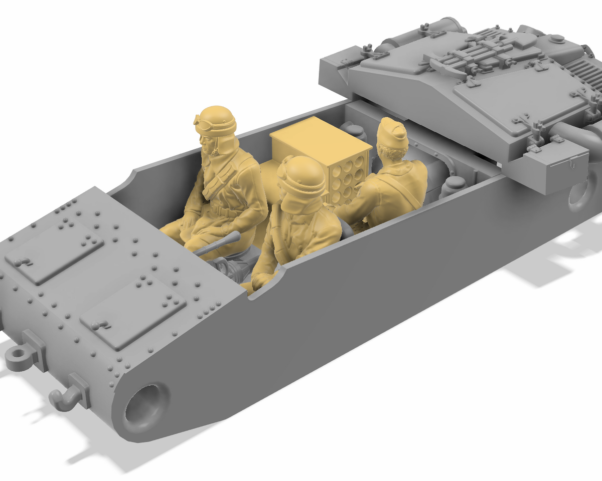 Semovente M40 da 75/18 1/72 - Maquette italienne résine 3D