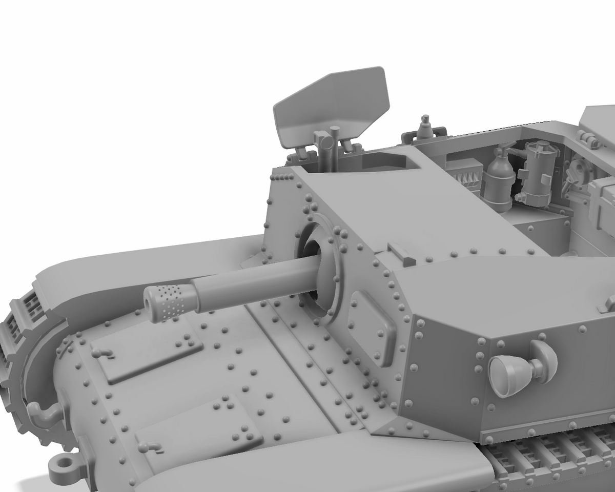 Semovente M40 da 75/18 1/72 - Maquette italienne résine 3D