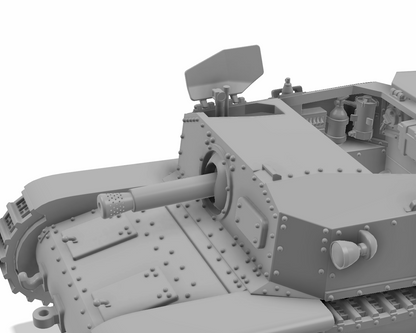 Semovente M40 da 75/18 1/72 - Maquette italienne résine 3D
