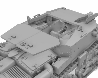 Semovente M40 da 75/18 1/72 - Maquette italienne résine 3D