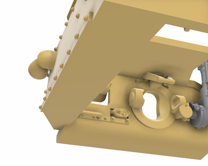Semovente M40 da 75/18 1/72 - Maquette italienne résine 3D