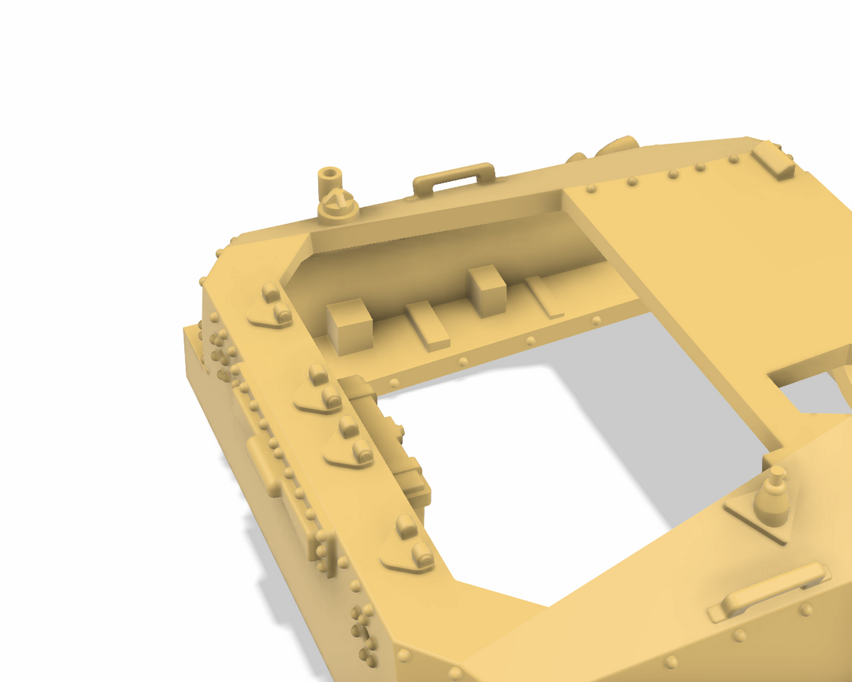 Semovente M40 da 75/18 1/72 - Maquette italienne résine 3D