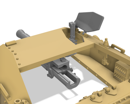 Semovente M41 da 75/18 1/72 - Maquette italienne en résine impression 3D
