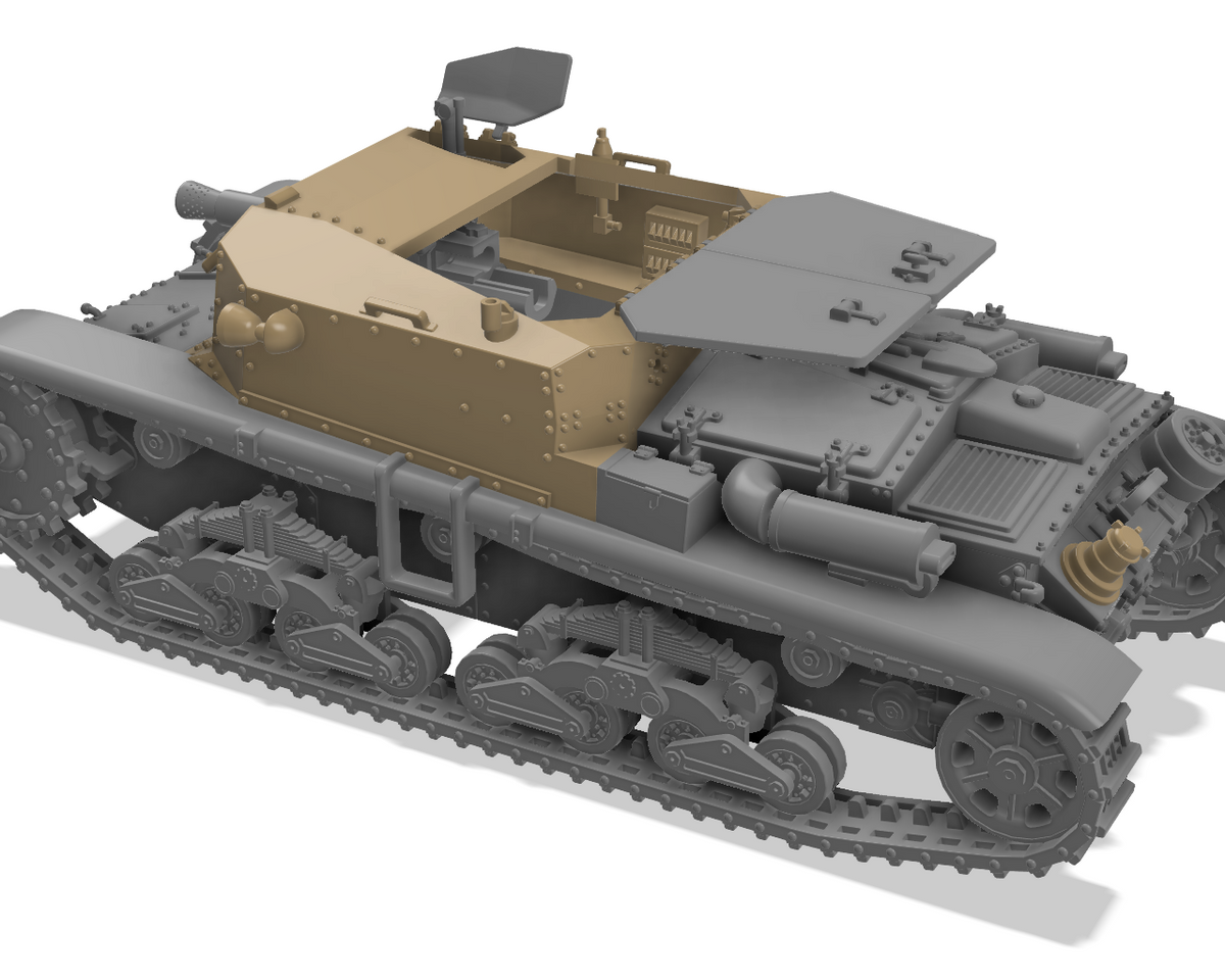 Semovente M41 da 75/18 1/72 - Maquette italienne en résine impression 3D