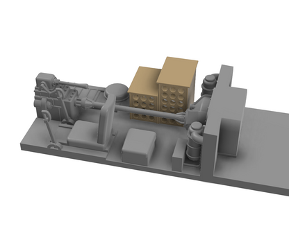 Semovente M41 da 75/18 1/72 - Maquette italienne en résine impression 3D