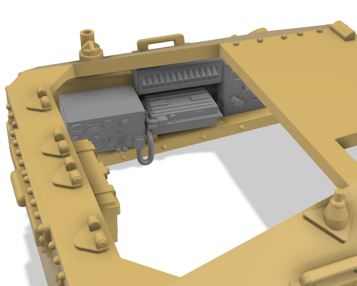 Semovente M41 da 75/18 1/72 - Maquette italienne en résine impression 3D
