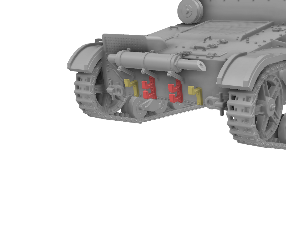 T-26 Modell 1933 Befehlspanzer 1:72 - Sowjetischer Resin-Bausatz im 3D-Druck