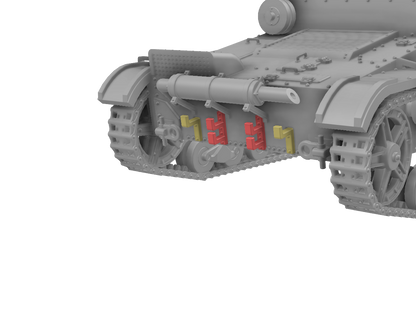 T-26 Modell 1933 Befehlspanzer 1:72 - Sowjetischer Resin-Bausatz im 3D-Druck