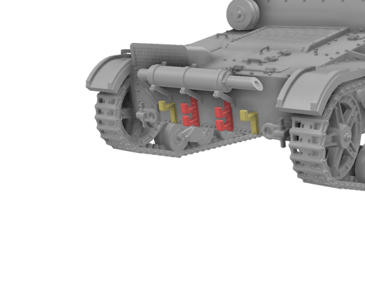 T-26 Modell 1933 Befehlspanzer 1:72 - Sowjetischer Resin-Bausatz im 3D-Druck