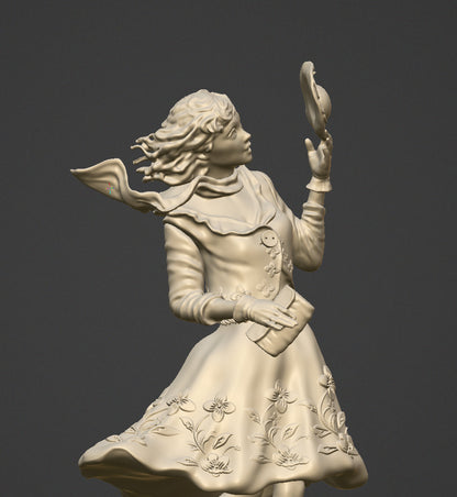 Ein Windstoß - 75-mm-Figur aus Resin zum Zusammenbauen und Bemalen