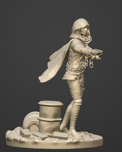 The Fugitive - 75mm resin figure kit to assemble and paint
