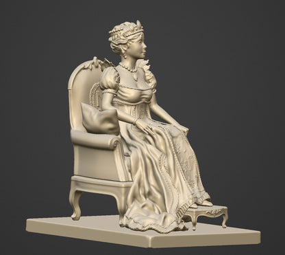 Joséphine Beauharnais - 75-mm-Resinfigur zum Zusammenbauen und Bemalen