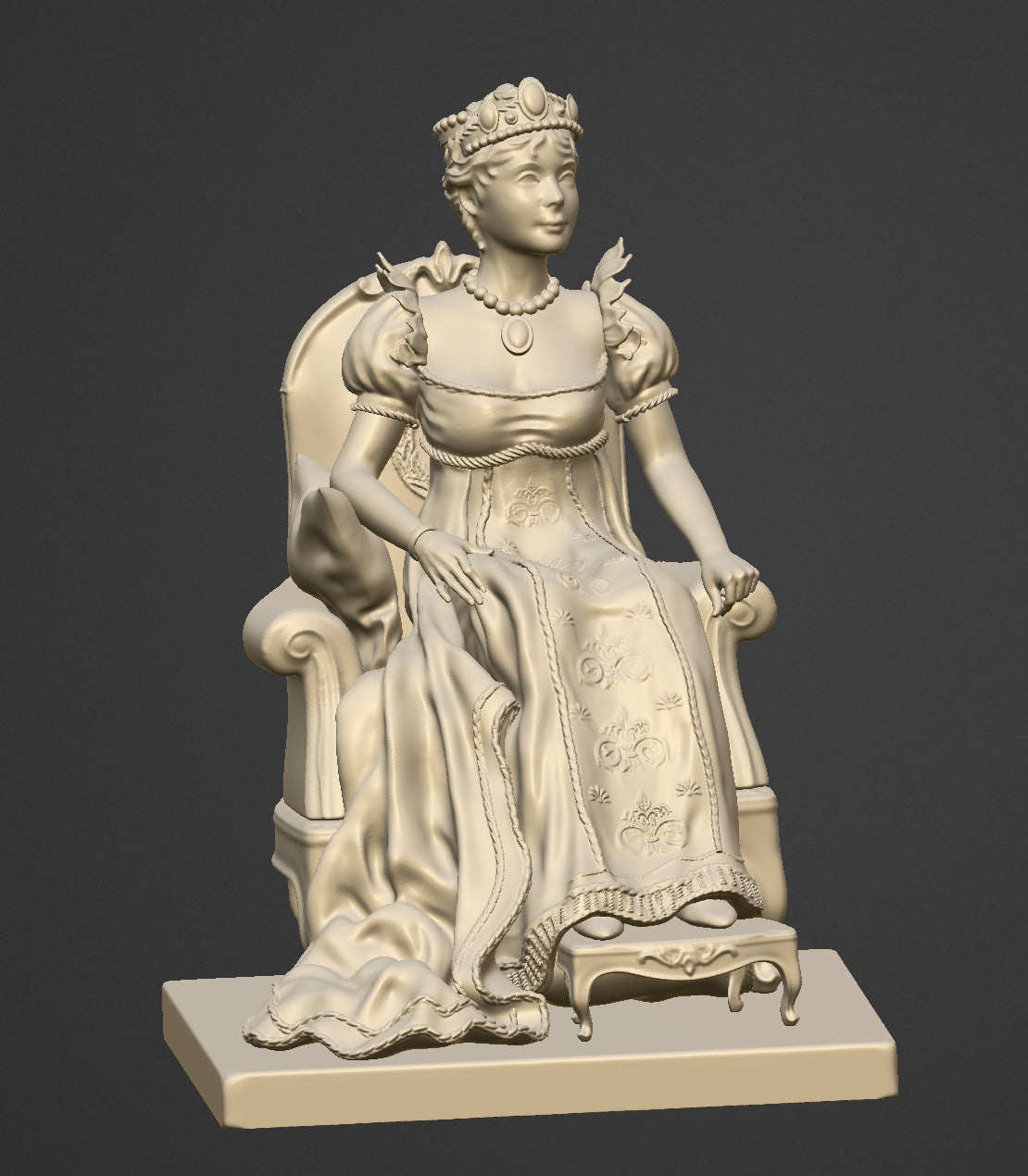 Joséphine Beauharnais - 75-mm-Resinfigur zum Zusammenbauen und Bemalen